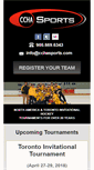 Mobile Screenshot of cchasports.com